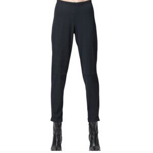 Porto San Francisco Tapered Cuffed Pant in Navy Blue Minimalist Women's US 12